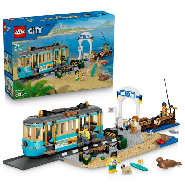 LEGO® CITY TRAINS ΚΛΑΣΙΚΟ ΠΑΡΑΘΑΛΑΣΣΙΟ ΤΡΑΜ