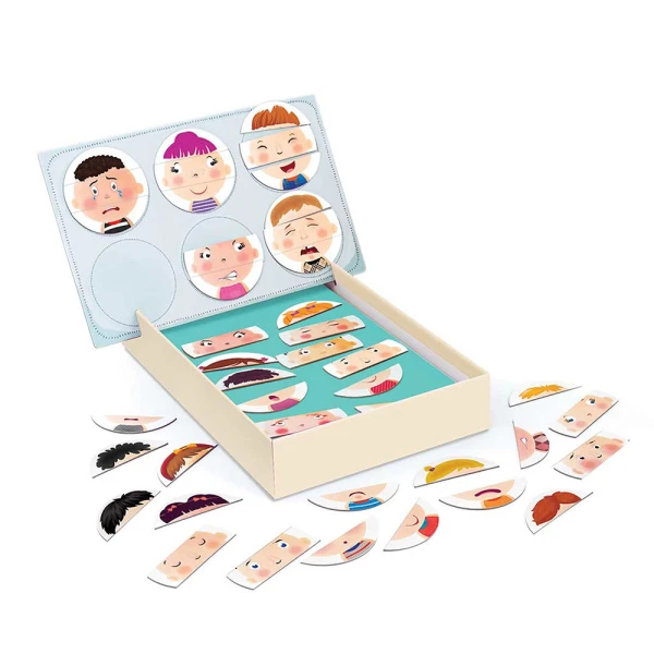 HAPPIHOBBI MAGNET FEELINGS 42 EDUCATIONAL PAPER MAGNETS FOR AGES 3+