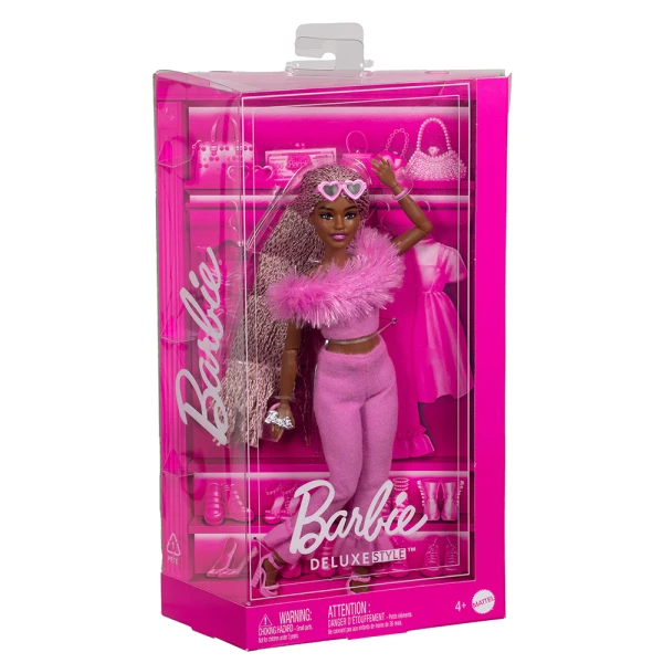 BARBIE DELUXE FASHIONISTAS DOLL - PINK PANTS SET