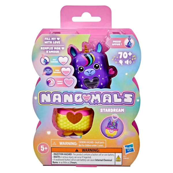 NANO-MALS ΗΛΕΚΤΡΟΝΙΚΟ FIDGET PET - STARDREAM THE MIDNIGHT UNICORN