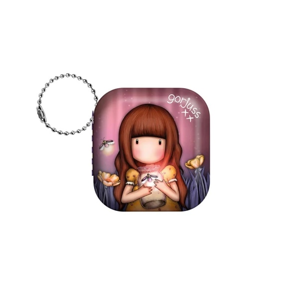 GORJUSS SANTORO PUFFY KEYCHAIN NOTEBOOK IN THE FOREST - 2 DESIGNS