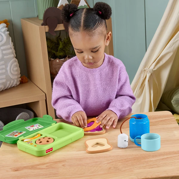 FISHER PRICE ΣΕΤ ΠΑΙΧΝΙΔΙΟΥ ΦΑΓΗΤΟΔΟΧΕΙΟ ΜΕ ΠΑΓΟΥΡΙ