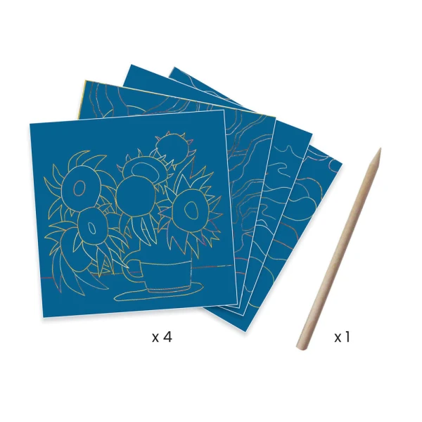 DJECO INSPIRED BY VINCENT VAN GOGH I CREATE SCRATCHING LANDSCAPES