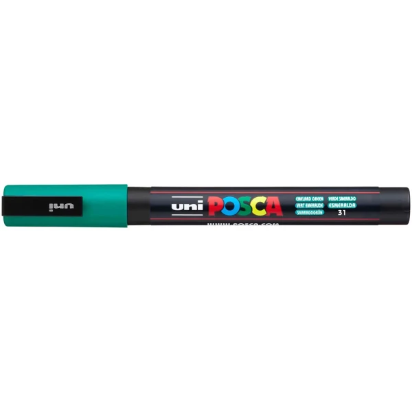 POSCA ΜΑΡΚΑΔΟΡΟΣ PC-3M 0.9-1.3mm - ΣΜΑΡΑΓΔΙ