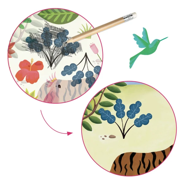 DJECO CREATE WITH TRANSFERS ANIMALS IN NATURE
