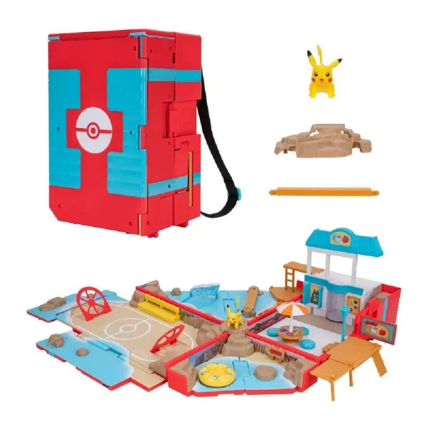 POKEMON BATTLE BACKPACK BEACH PLAYSET