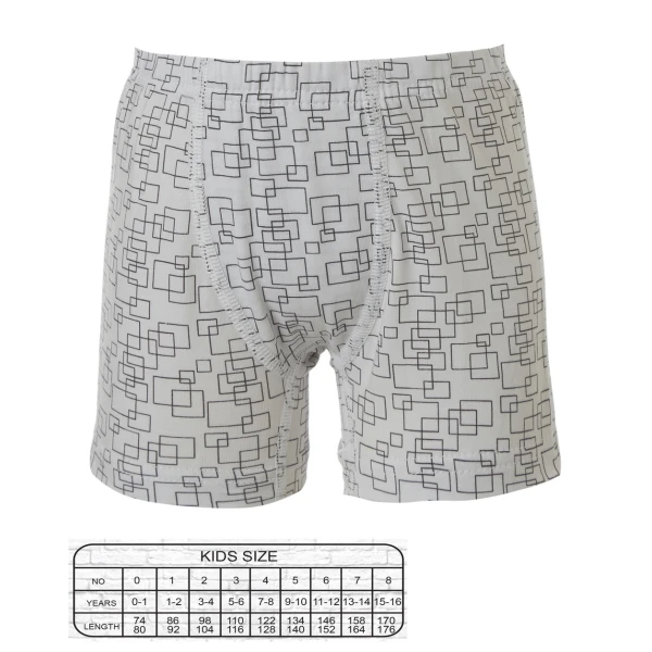 ENERGIERS KIDS BOXER WHITE