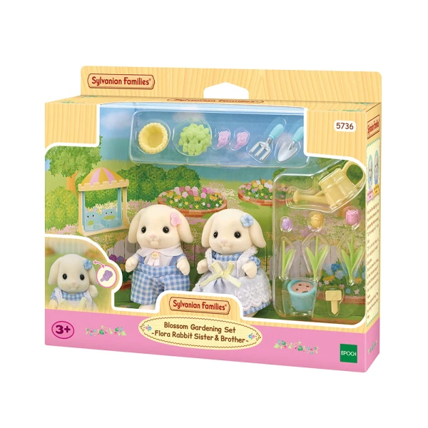 THE SYLVANIAN FAMILIES ΣΕΤ ΚΗΠΟΥΡΙΚΗΣ FLORA RABBIT