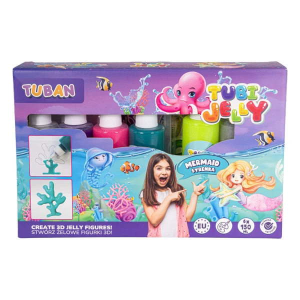 TUBAN ΣΕΤ TUBI JELLY ΓΟΡΓΟΝΑ ΓΙΑ ΔΗΜΙΟΥΡΓΙΑ ΦΙΓΟΥΡΩΝ GEL