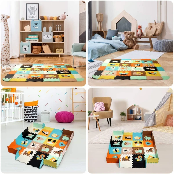 FLOOR PUZZLE 16 pcs. MULTICOLOR