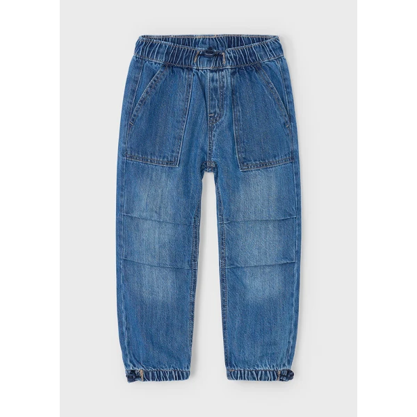 MAYORAL TROUSERS PARACHUTE DENIM 
