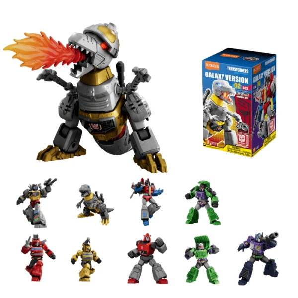 BLOKEES BUILDABLE FIGURE TRANSFORMERS GALAXY SOS MYSTERY BOX