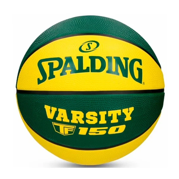 SPALDING ΜΠΑΛΑ ΜΠΑΣΚΕΤ VARSITY TF-150 ΠΡΑΣΙΝΟ-ΚΙΤΡΙΝΟ SIZE 7