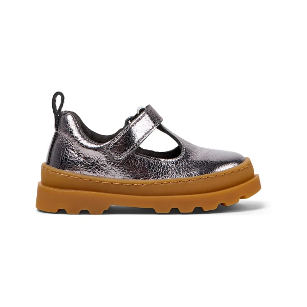 CAMPER KIDS SHOES GIRL BRUTUS CASUAL SILVER