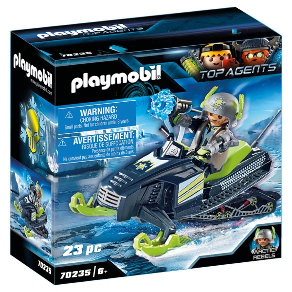 PLAYMOBIL TOP AGENTS ICE SCOOTER ΤΩΝ ARCTIC REBELS