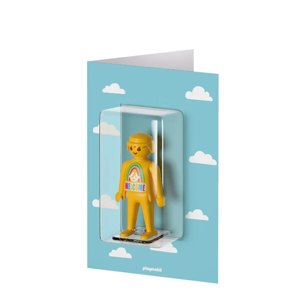 PLAYMOBIL GIFT COLLECTION GREETING CARD WELCOMA BABY