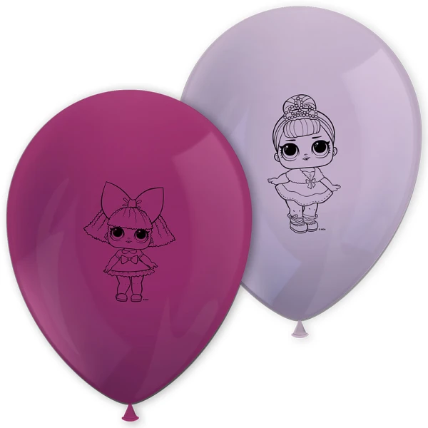 11\'\' BALLOONS 8 pcs LOL GLITTERATI