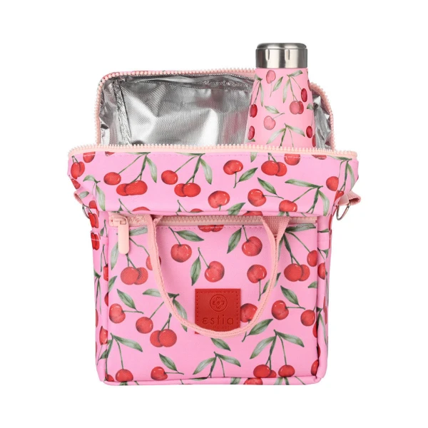 ESTIA HOME ART LUNCH BAG 7L - CHERRY ROSE