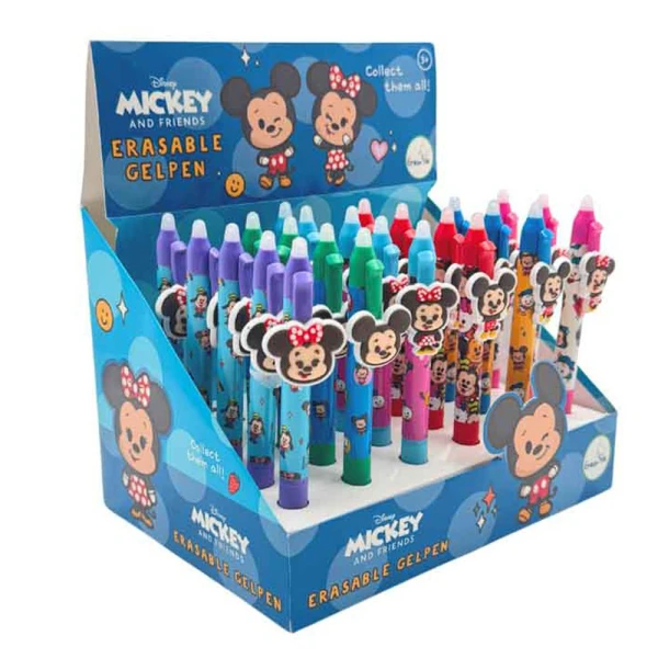 MICKEY & FRIENDS ERASABLE GEL PEN - 6 DESIGNS