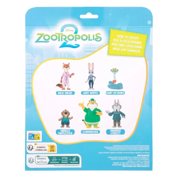 DISNEY ZOOTROPOLIS 2 ΣCOLLECTIBLE FIGURES 5-PACK