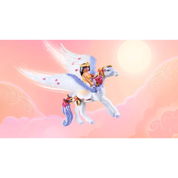 PLAYMOBIL PRINCESS MAGIC PEGASUS WITH RAINBOW IN THE CLOUDS