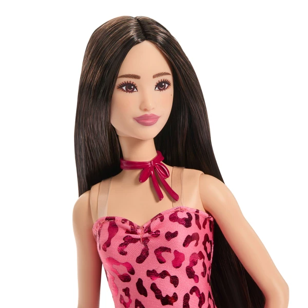 BARBIE FASHIONISTAS ΚΟΥΚΛΑ ΜΕ ΛΕΟΠΑΡ ΦΟΡΕΜΑ