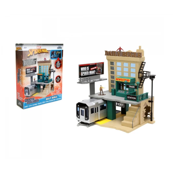 MARVEL SPIDERMAN NYC DELUXE NANO SCENE