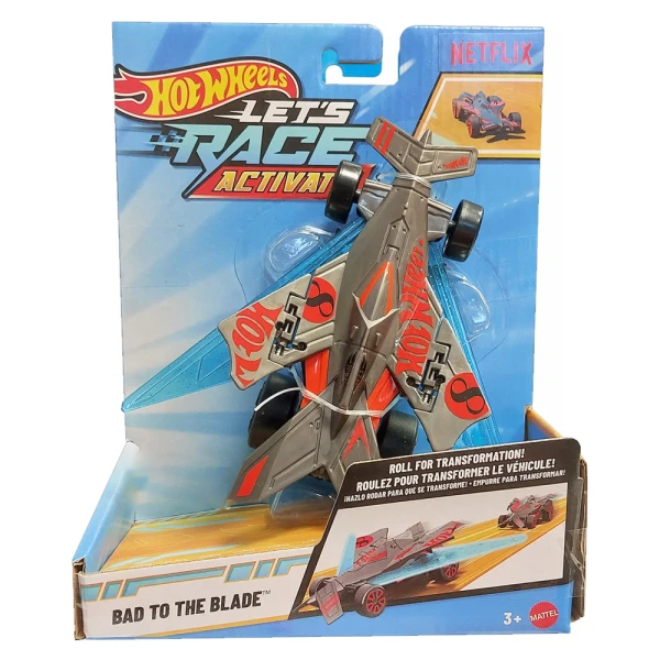 HOT WHEELS ΑΥΤΟΚΙΝΗΤΑΚΙΑ 1:32 LETS RACE ACTIVATE - BAD TO THE BLADE