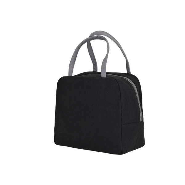 ESTIA HOME ART INSULATED LUNCH BAG HOMELY 6L - MIDNIGHT BLACK
