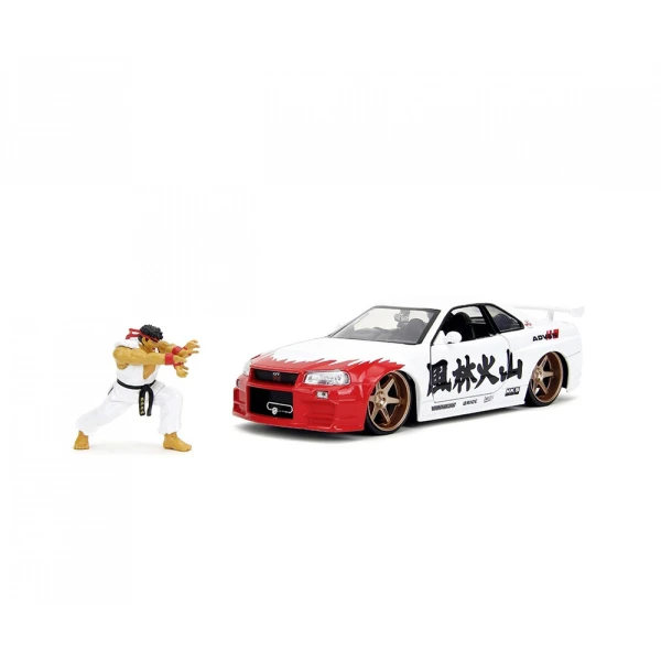 JADA STREET FIGHTER NISSAN SKYLINE GT-R R34 1:24 
