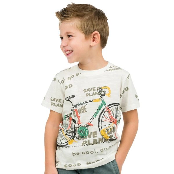 ENERGIERS BEBE BOY BLOUSE ECRU