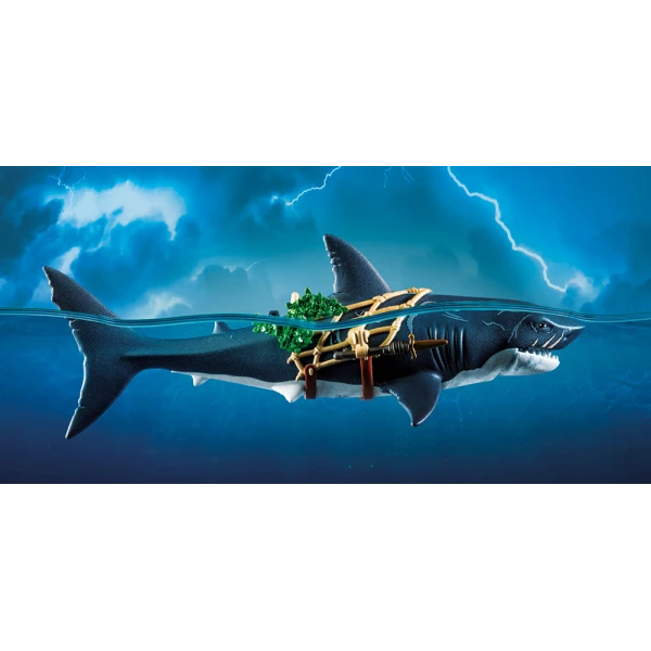 PLAYMOBIL PIRATES GIANT SHARK WITH PIRATE