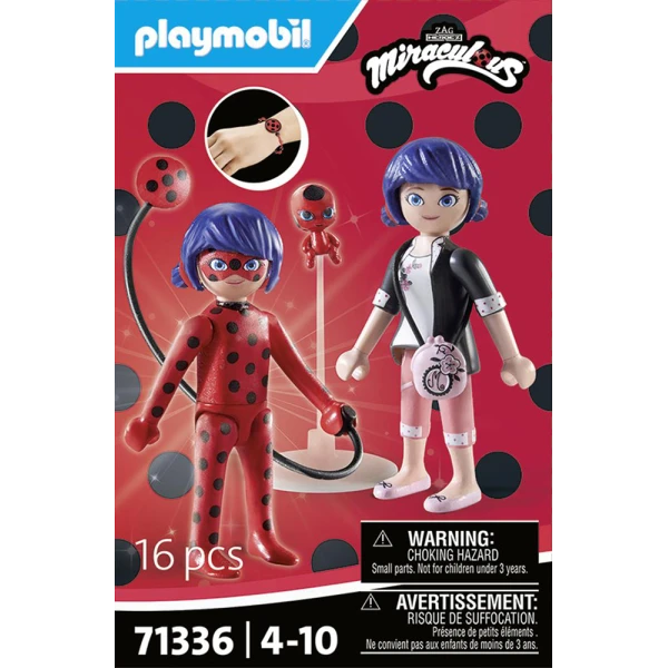 PLAYMOBIL MIRACULOUS MARINETTE & LADYBUG 