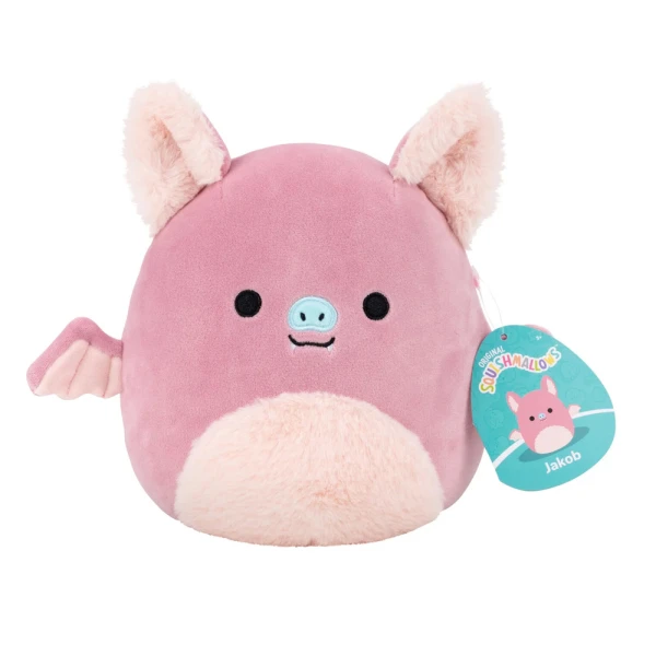 SQUISHMALLOWS PLUSH 19 cm W10 - JAKOB THE PINK FRUIT BAT