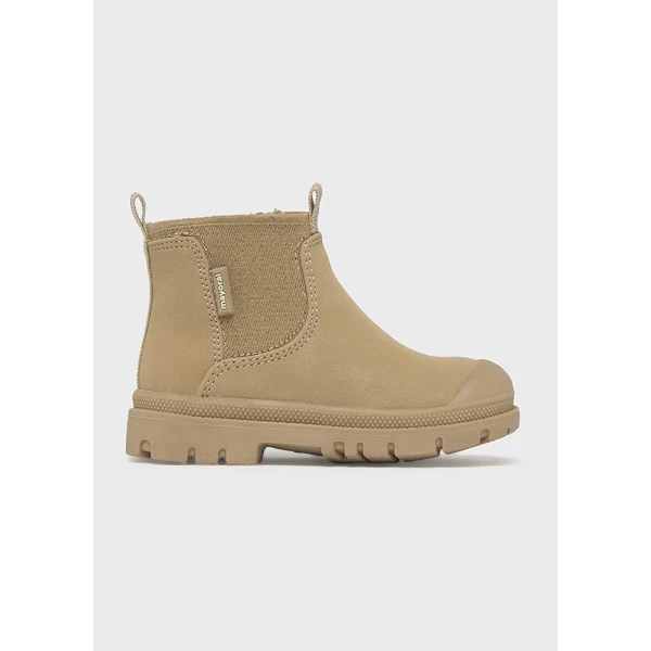 MAYORAL ANKLE BOOT CHELSEA LUG SOLE BEIGE 
