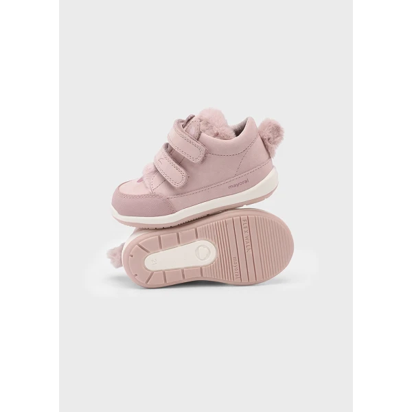 MAYORAL ANKLE BOOT FUR PINK 