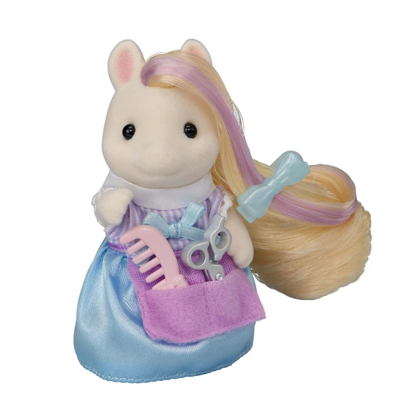 THE SYLVANIAN FAMILIES PONY\'S HAIR STYLISH SET 5644