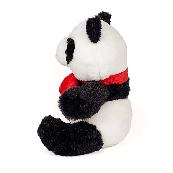 PLUSH PANDA WITH HEART 24 cm