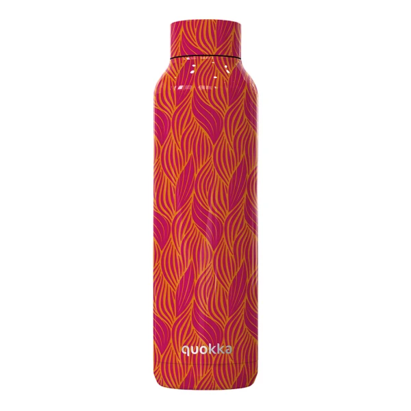 QUOKKA STAINLESS STEEL ΘΕΡΜΟΣ SOLID 630ml ORANGE BLOOM