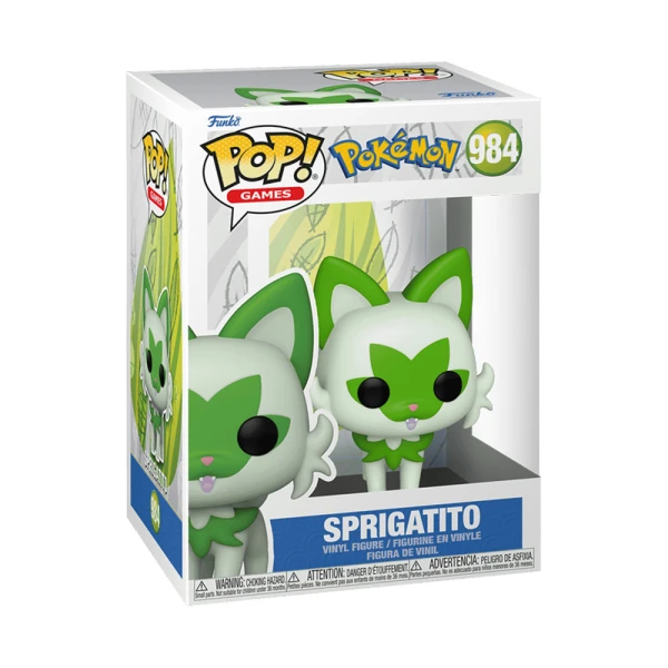 FUNKO POP! GAMES POKEMON ΦΙΓΟΥΡΑ ΒΙΝΥΛΙΟΥ SPRIGATITO 984