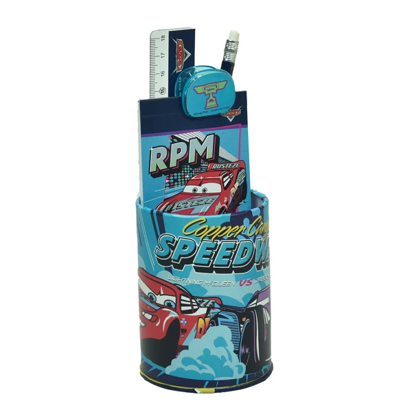 GIFT SET PENCIL HOLDER CARS