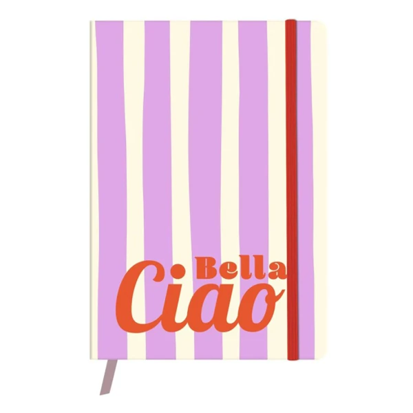 D. AMORE NOTEBOOK WITH ELASTIC BAND A5 64 SHEETS - 2 DESIGNS