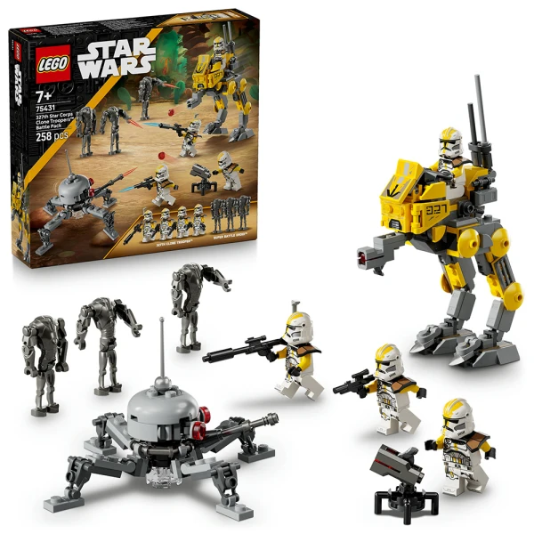 LEGO® STAR WARS™ ΠΑΚΕΤΟ ΜΑΧΗΣ ΜΕ ΣΤΡΑΤΙΩΤΕΣ ΚΛΩΝΟΥΣ ΤΟΥ 327ΟΥ ΣΩΜΑΤΟΣ STAR