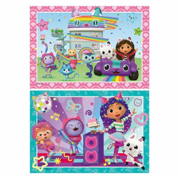 RAVENSBURGER ΠΑΖΛ 2X24 τεμ. Η ΓΚΑΜΠΙ ΣΤΗ ΓΙΟΡΤΗ