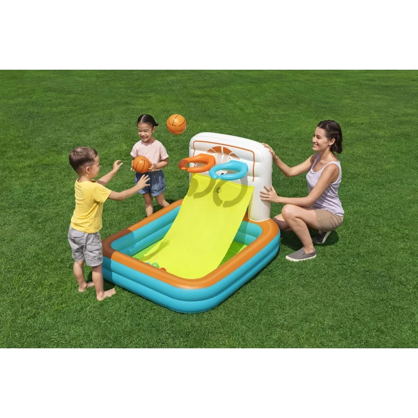 BESTWAY PLAYSET 120X107X84 cm KICK \'N SWISH BALL