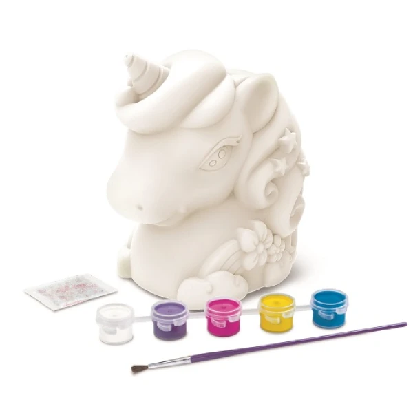 4M PAINT YOUR OWN MONEY BANK - UNICORN