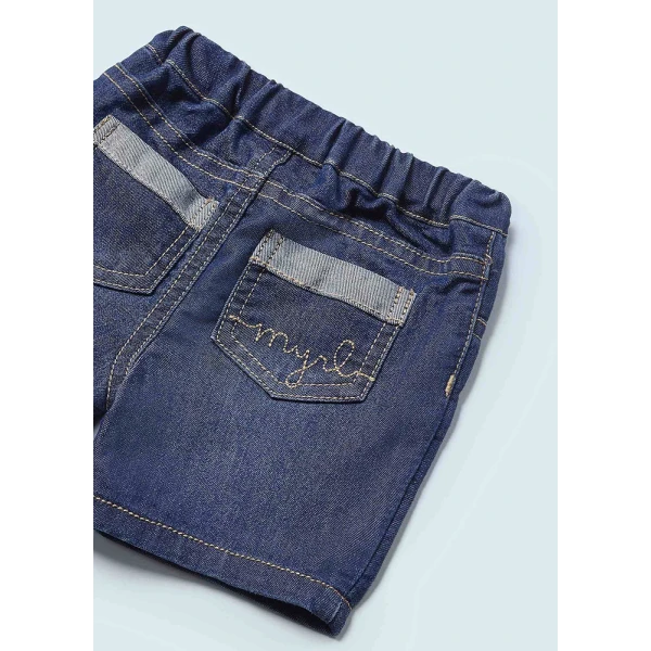 MAYORAL SHORT PANTS SET JEAN DARK DENIM