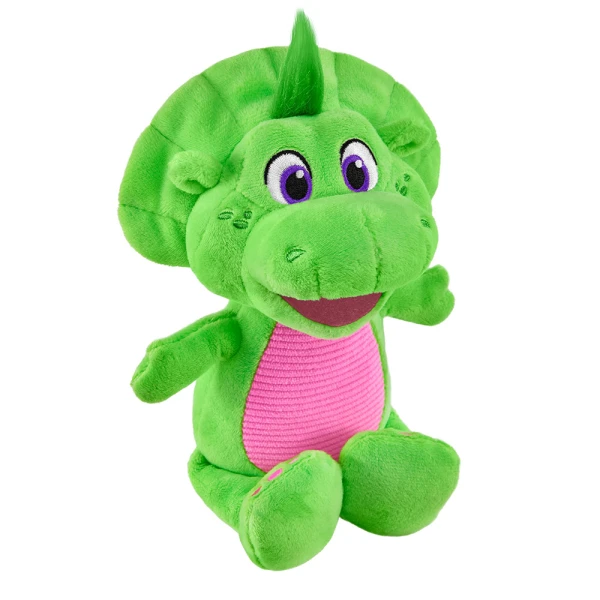 FISHER PRICE BARNEY\'S WORLD PLUSH 20 cm DINOSAUR GREEN