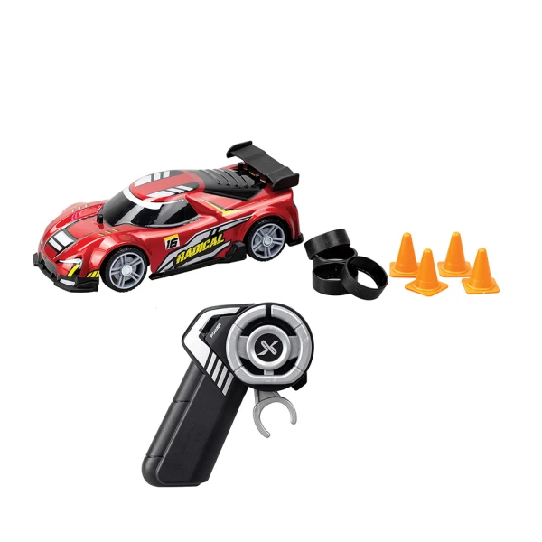 EXOST BUILD 2 DRIVE REMOTE CONTROL & ASSEMBLED RACE CAR RED