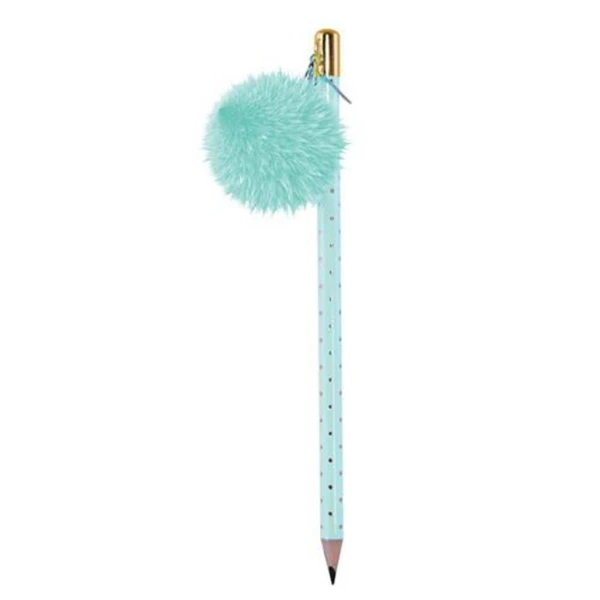 TESORO PENCIL HB2 WITH POM POM - 3 COLOURS